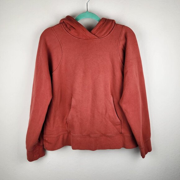 Lululemon‎ Loungeful Hoodie Sweatshirt in Red Rock sz 10 - Picture 1 of 12
